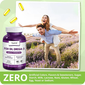 OEM/ODM EPA DHA para el apoyo del corazón, cerebro y articulaciones, suplemento de Omega 3 sin azúcar, aceite de pescado en cápsulas blandas, empaque personalizado - Product Image 3