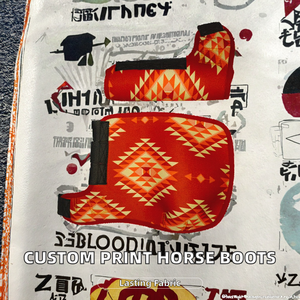 Botas de Neopreno Euro Cavall con Impresión Personalizada para Caballos de Carreras 2026 ECI-MB-001245, Comodidad y Durabilidad - Product Image 2