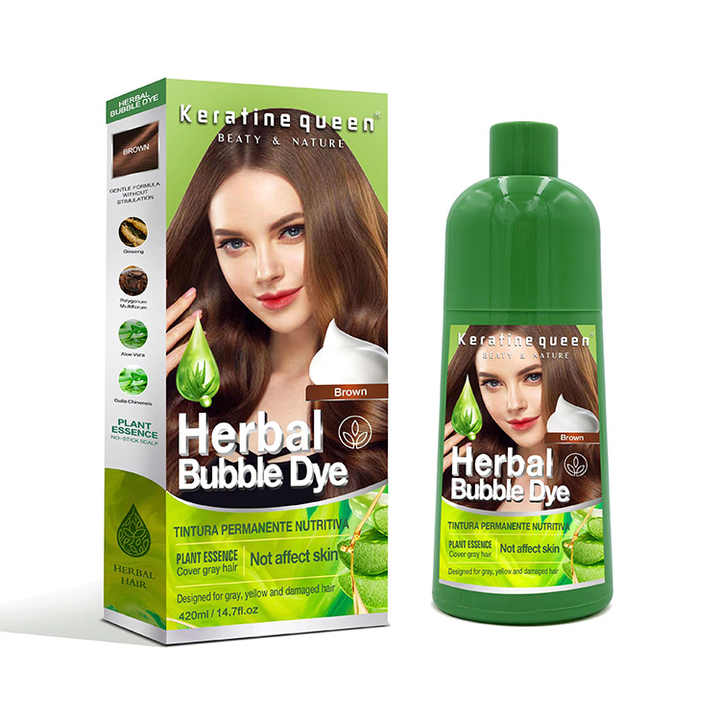 Fast Black Hair Shampoo - Natural Herbal Plant Dye Cream