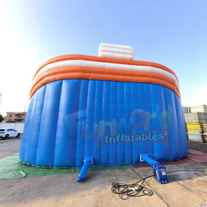 Commercial grade mobile giant <b>inflatable</b> water park with slides and splash pool parc gonflable - Product Image 4