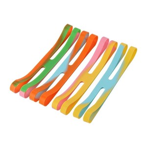 Banda elástica de goma de silicona con forma de cruz X H de goma <span class=keywords><strong>natural</strong></span> con logotipo personalizado para embalaje de libros de regalo - Product Image 5