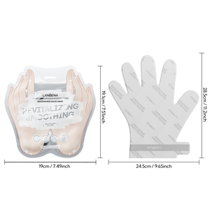 Masque exfoliant pour les mains Lanbena Oem à la niacinamide, masque pour les mains blanchissant et hydratant - Product Image 6