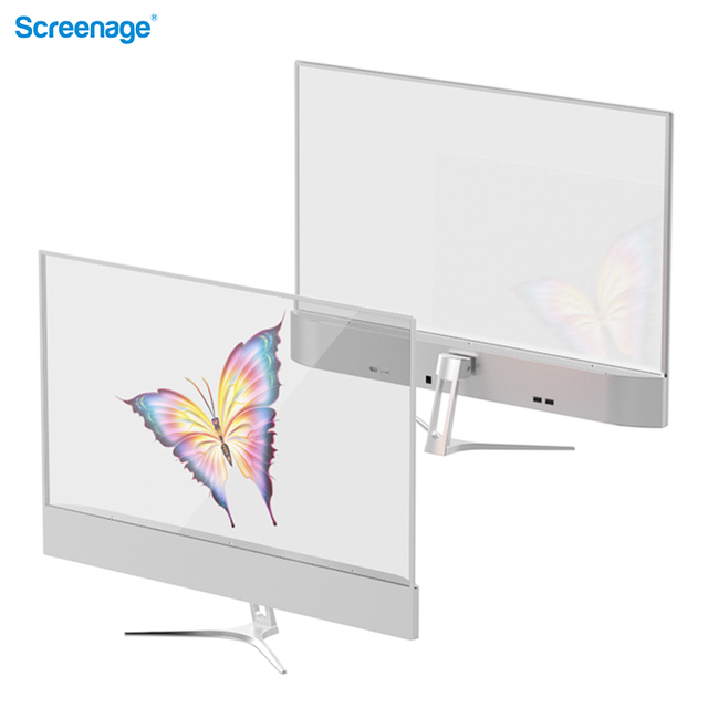 30 Inch Transparent OLED Display Screen Touch Ultra Thin Digital Signage Advertising Display