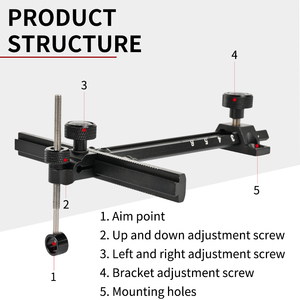 STARCN tiro con l'arco mirino ad arco professionale con arco ricurvo giochi sportivi da competizione 6 "a perno singolo archetto ricurvo - Product Image 3