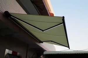 אובוס שקופיות אוטומטי בסגנון led שמש אלומיניום חופה גג שמש אלומיניום חופה פטיו - Product Image 2