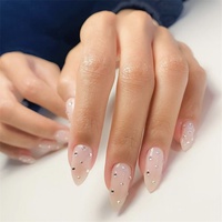 Naturel à la recherche Joy ongles réutilisables faux faux tremper hors Gel ongles extension conseils 120 pièces