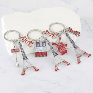 Llavero Creativo con Forma de Torre, Estatua Esmaltada de la Torre Eiffel y el Arco del Triunfo, Llavero de Aleación Metálica para Bolsa o Coche, Colgante, Regalo - Product Image 6
