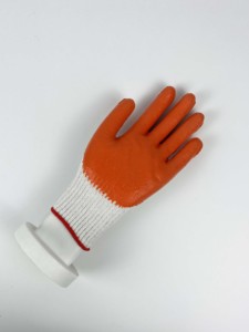 Guantes de Trabajo de Alta Calidad con Recubrimiento de Látex Anti-Corte, Forrados de Poliéster, con Palma Recubierta de Goma, Protección Anti-Corte - Product Image 5