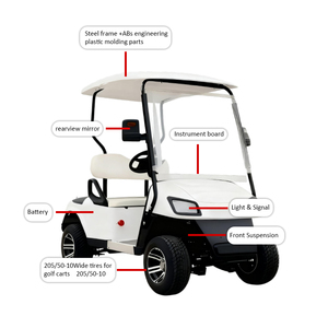 Trung quốc giá thấp Mini 2 chỗ ngồi hỗ trợ điện tùy chỉnh 60V Golf giỏ hàng với EEC/Dot/GCC chứng nhận - Product Image 3