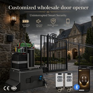 Moteur d'ouverture de <span class=keywords><strong>portail</strong></span> coulissant magnétique en alliage d'aluminium FUBEI DC 1000KG pour entrée principale de villa - Product Image 2