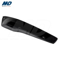 Emblème de logo d'aile en fibre de carbone mat de style 2017 pour Nissan R35 Gtr 2008-2020