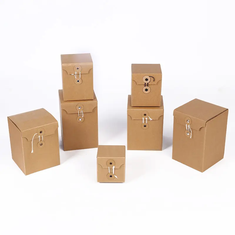 Cartone cube tubo di cartone di imballaggio scatola di latta del tè contenitore di regalo