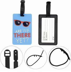 Custom <b>Silicone</b> <b>Luggage</b> <b>Tag</b> Cartoon PVC Soft <b>Rubber</b> Travel <b>Luggage</b> <b>Tag</b> Custom logo Promotional <b>Luggage</b> Accessories - Product Image 3