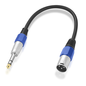 Bochara 30cm 6.35mm Stereo <span class=keywords><strong>Jack</strong></span> maschio a XLR maschio <span class=keywords><strong>microfono</strong></span> Mixer amplificatore convertitore cavo Audio - Product Image 2