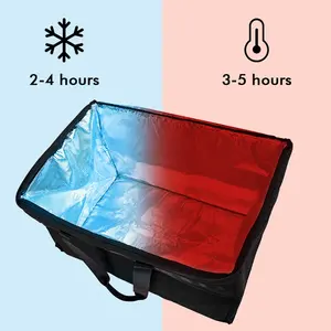 Bolsa térmica aislada, bolsas de entrega de calentadores de alimentos desechables con aislamiento térmico - Product Image 2