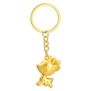 3 डी भाग्यशाली हिरण कीचेन एनीमे खिलौना पुनर्जन्म कीचेन - Product Image 5