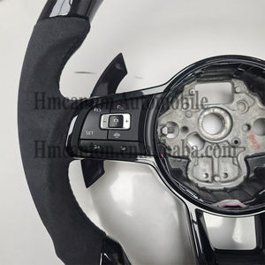 Nouveaux produits Volant en Alcantara noir piano pour Volkswagen Golf 7.5 gti Volant de voiture - Product Image 6