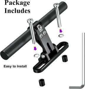 Kewig Tùy Chỉnh Sợi Carbon Phía Trước Ngã Ba Thân Cây Cân Bằng Crossbar Đa Chức Năng Xe Đạp Phụ Kiện Cho Xe Máy & Xe Đạp - Product Image 6