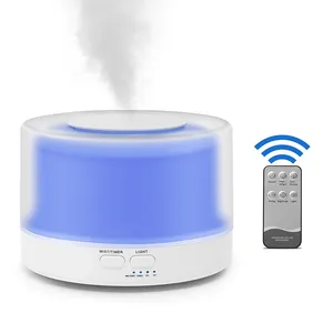 Atomizer Air Aroma Diffuser Humidifier 7 Colors LED Light Ultrasonic Essential Oil Diffuser for Large Room Decoration