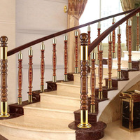 Pédale d'escalier en cristal de haute qualité, 1 pièce, charpentier, balustrade, tige de rambarde, pilier de clôture d'escalier en cristal