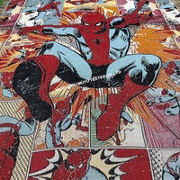 Couverture tissée à motif Spider-Man Anime personnalisée à faible MOQ pour lit ou canapé
