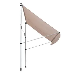 Toldo retráctil plegable de aluminio para exteriores, cubierta de Patio/techo de terraza para parasol, gran oferta de fábrica