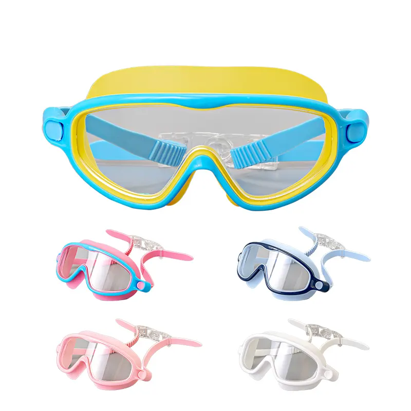 Kids High Definition Anti Fog Large Frame Glass Swim Goggles Swimming Glasses Frame Diving Swimming Goggles