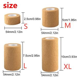 1 pulgada * 5 yardas autoadhesivo transpirable Atlético deporte vendaje <span class=keywords><strong>muñeca</strong></span> cinta para tobillo rodilla esguinces - Product Image 5
