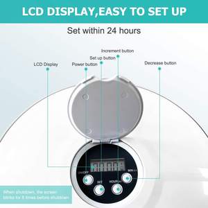 IPetDog iT102yp Pengumpan Makanan Hewan Peliharaan Otomatis <span class=keywords><strong>6</strong></span> Waktu Makan - Dispenser Makanan Anjing dan Kucing Bertenaga Baterai dengan Layar LCD - Product Image 5