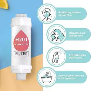 Filtro de Ducha de Carbón Activado con Aroma a Vitamina C, Ionizador para Eliminar Cloro, para Uso Doméstico y en Autocaravanas - Product Image 3