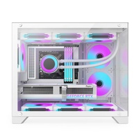Boîtier de jeu en aluminium et verre trempé de haute qualité personnalisé AntarcChill, boîtier de jeu M-ATX, boîtier d'ordinateur PC, boîtiers et tours