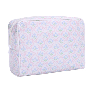 Customized Fashion Pink Stripe Makeup Striped <strong>Cosmetic</strong> Pouch For Travel Large Patterned Toiletry <strong>Bag</strong> MAHJONG Tile Clear Coat <strong>Bag</strong> - Product Image 4