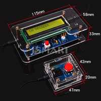Kit DIY électronique pour l'exercice de soudure de circuits imprimés, décodeur de code Morse CW 9V CC, pour étudiants et passionnés d'électronique