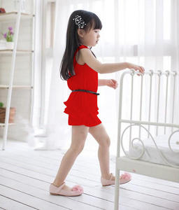 Ropa Infantil al por Mayor, Último Diseño, Vestido de Fiesta sin Mangas con Malla para Niñas, de Fabricante Chino - Product Image 6