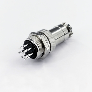 Connecteur d'alimentation automobile Gx16 8 broches femelle 16 mm, connecteur de câble en caoutchouc, fiche mâle en cuivre - Product Image 3
