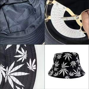 หมวกกันแดดแฟชั่นสำหรับเดินทางชายหาด11สีหมวกชาวประมงใบเมเปิ้ลโตรอนโตหมวกถังกัญชาสองด้านใช้ได้ทั้งชายและหญิง - Product Image 6