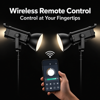 Lampe vidéo LED COB bicolore Pro 2700K-6500K, monture Bowens, télécommande APP, CRI95 + pour Godox SL300IIBi amaran 300X Nanlite FS-300B