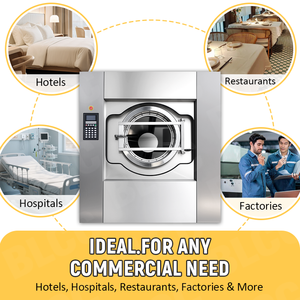 Laveuse industrielle à charge lourde (50-100 kg) avec nettoyage à l'eau chaude, machine à laver et à sécher à double usage - Product Image 3