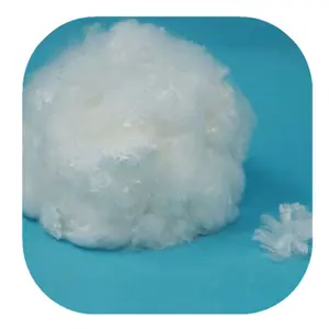 Polyester Fibers Supplier Raw White PSF Fiber Anti-pilling Pet Polyester Fiber For Spinning