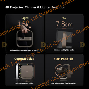 <span class=keywords><strong>Projecteur</strong></span> <span class=keywords><strong>Xgimi</strong></span> Z9x 1300CVIA 4K 0.98-1.3:1 Zoom Optique <span class=keywords><strong>Projecteur</strong></span> Intelligent 4K Portable pour la Maison Soutient le 3D - Product Image 6