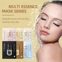 Kit de masques hydratants pour le visage en gros, nourrissants en profondeur, avec collagène, bave d'escargot, placenta, perle, caviar et acide hyaluronique
