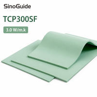 SinoGuide 3.0W/m.k Bantalan Termal Silikon untuk Elektronik dengan Keandalan Tinggi TCP300SF Pendinginan Bebas Kontaminasi Non-Siloksana