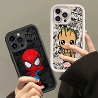 Coque de téléphone antichoc en TPU souple, protection intégrale, motif super-héros Spider-Man, pour iPhone 17 16 15 14 13 Pro Max