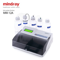 Lavadora de microplacas Mindray MW-12A Elisa para lector de placas, sistema de análisis bioquímico, material ABS, bombas de pozo profundo, fondo cónico