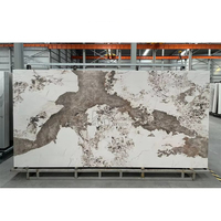 Meubles de luxe, plateau de table en marbre, panneau mural moderne, dalles de marbre de luxe pour la construction