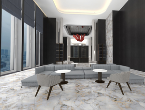 Buon prezzo casa cinese 600x1200mm 60x120 bianco Calacatta oro lastra <span class=keywords><strong>di</strong></span> <span class=keywords><strong>marmo</strong></span> lucido lucido vetrificato piastrelle per pavimento della casa - Product Image 5