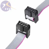 6 7 8 10 12 14 16 20 24 26 30 50 64-poliges IDC-Flach kabel mit 2,54mm Abstand IDC-Flach band kabel awm 20624 Band-Flex kabel