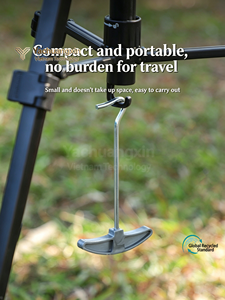 Outdoor Portable <b>Tent</b> Peg Nail Puller & Extractor Camping Tool Hook Extractor <b>Canopy</b> Accessories Industrial Grade All Seasons - Product Image 4