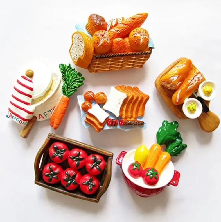 Custom 3D Breakfast Food Fridge Magnet
