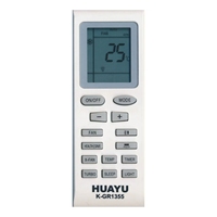 Télécommande universelle HUAYU K-GR1355 pour climatiseur Gree avec écran d'affichage